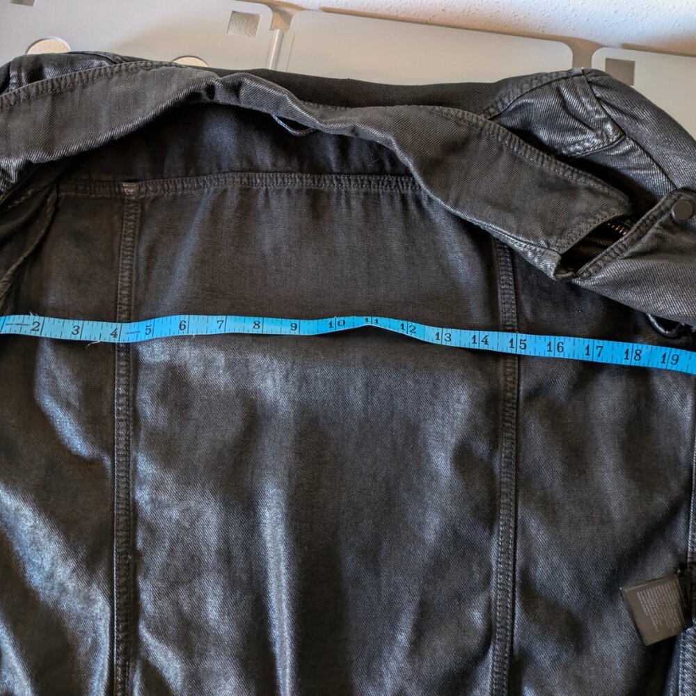 All Saints Black Jean Jacket - Picture 12 of 16